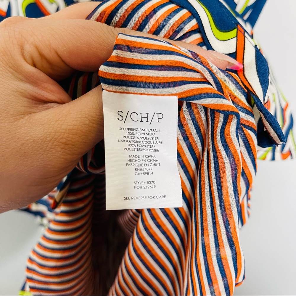 Cabi Heart Chain Design Pattern Blur Mini Midi Co… - image 4